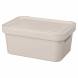 Ящик с крышкой универсальный Luxe, 4,6л, светло-бежевый
