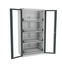 Шкаф ДиКом ВС-055-03 с дверьми с окнами