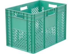 Ящик 600х400х420 перфорированный, 4 ручки