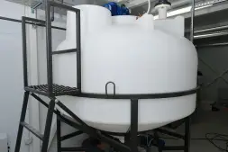 Емкость ЦКТ 3000 л с патрубком 160мм белая