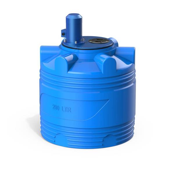 Емкость V 200 литров с турбинной мешалкой