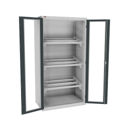 Шкаф ДиКом ВС-055-11 с дверьми с окнами