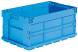 Евроконтейнер складной пластиковый AUER F-KLT 6410, 600×400×280 мм, синий