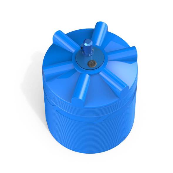 Емкость V 3000 литров с турбинной мешалкой