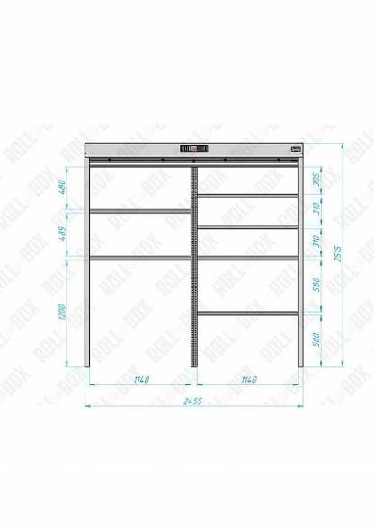 Роллетный шкаф ROLL-BOX SIMPLE Plus 24.08.24.V2-1