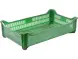 Ящик пластиковый перфорированный, 500x300x120 мм, 18 л, зеленый [121]