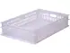 Ящик пластиковый сплошной, 740x465x145 мм, 39 л, белый [404-Т-1 м]