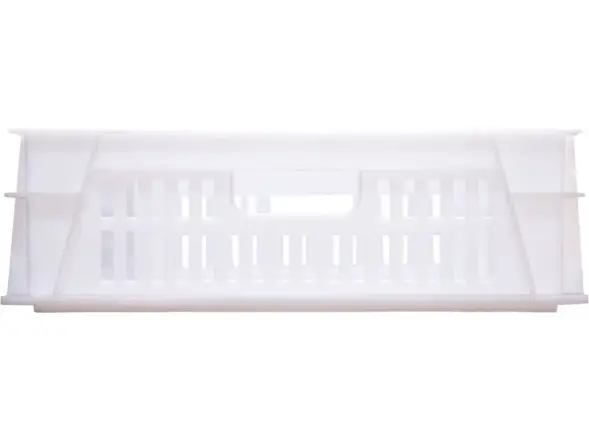 Ящик пластиковый сплошной, 740x465x145 мм, 39 л, белый [404-Т-1 м]