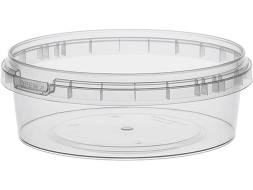 Контейнер пластиковый круглый, 500мл, 140 мм, прозрачный