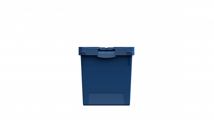 Контейнер пластиковый вкладываемый INSTORE, 600х400х420 мм, синий [KV 6442]