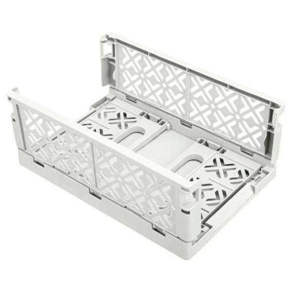 Ящик пластиковый складной ECONOVA Stocky L, 334х250х155 мм, 10.5 л, белый [434297316]