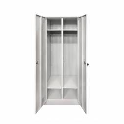 Шкаф металлический для одежды двухдверный 1850х600х500мм (2L-B1A) [ ER-00039084 ]
