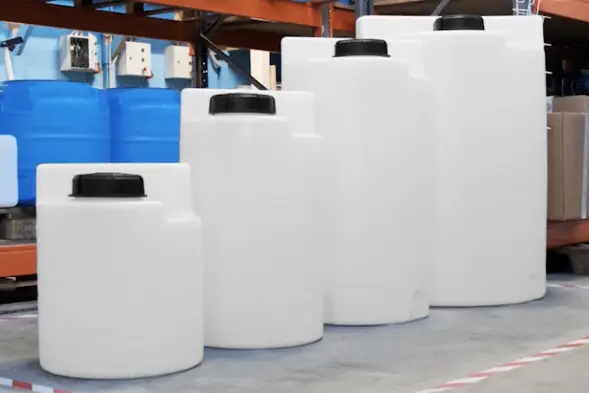 Емкость дозировочная 100л под плотность до 1.3 г/см3 белая