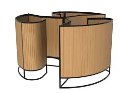 Пляжная раздевалка «Модульная»