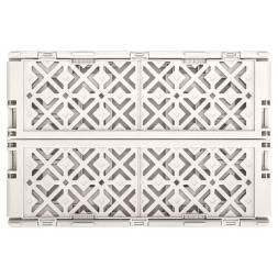 Ящик пластиковый складной ECONOVA Stocky L, 334х250х155 мм, 10.5 л, светло-бежевый [434297334]