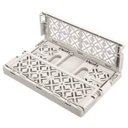 Ящик пластиковый складной ECONOVA Stocky L, 334х250х155 мм, 10.5 л, светло-бежевый [434297334]