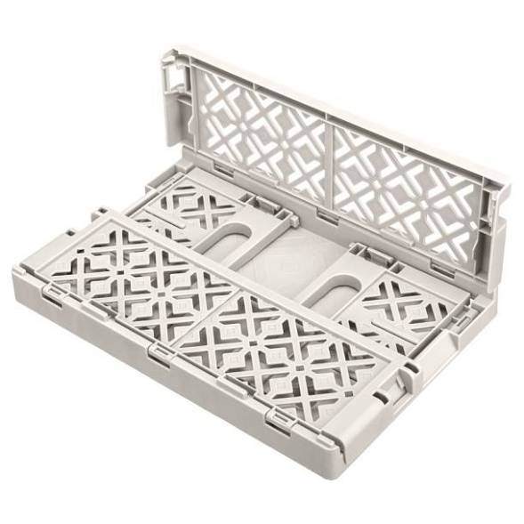 Ящик пластиковый складной ECONOVA Stocky L, 334х250х155 мм, 10.5 л, светло-бежевый [434297334]