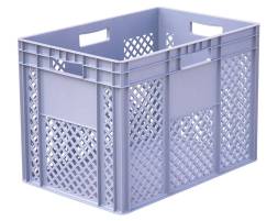 Ящик 600x400x420 перфорированный с ручками