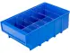 Контейнер полочный пластиковый, 300x185x100 мм, 5.55 л, синий [6002]