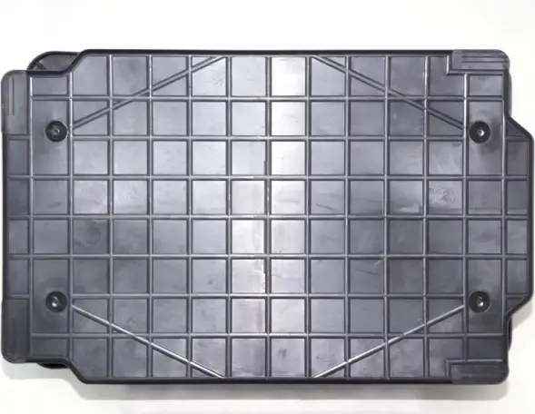 Ящик сплошной пластиковый, 600x400x300 мм, 52 л, черный [218-1]