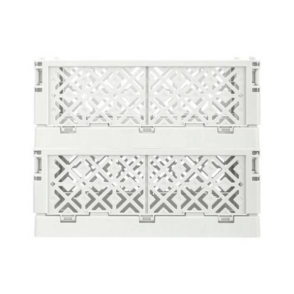 Ящик пластиковый складной ECONOVA Stocky M, 249х167х103 мм, 3.4 л, белый [434297416]