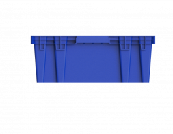 Ящик полимерный перфорированный &quot;Евролоток&quot;, 600х400х150 мм, синий