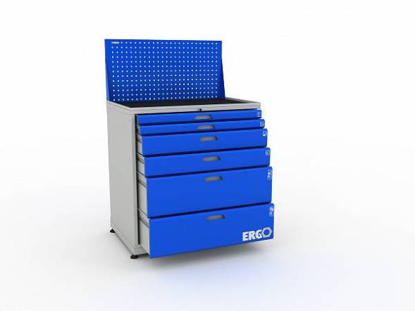 Тумба инструментальная ДВК ERGO XL 06.4