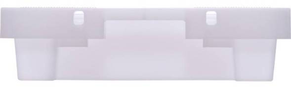 Ящик пластиковый морозостойкий со сплошными стенками и дном, 600х400х100 мм, белый [224-1 М]