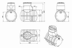 Биофильтр &quot;Rostok&quot; плюс черный