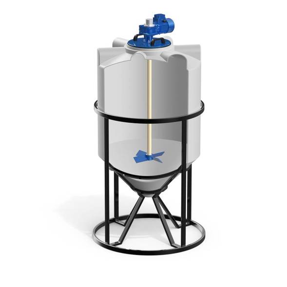 Емкость K 500 литров с лопастной мешалкой