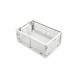 Ящик пластиковый складной ECONOVA Stocky S, 165х124х73 мм, 1.2 л, белый [434297516]