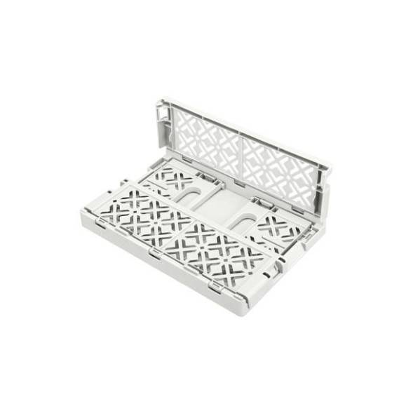 Ящик пластиковый складной ECONOVA Stocky S, 165х124х73 мм, 1.2 л, белый [434297516]