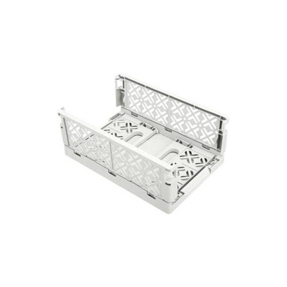 Ящик пластиковый складной ECONOVA Stocky S, 165х124х73 мм, 1.2 л, белый [434297516]