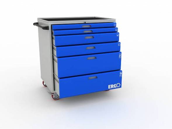 Тумба инструментальная ДВК ERGO XL 06.3