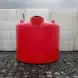 Емкость TRN 5000л КАС с откидной крышкой красная