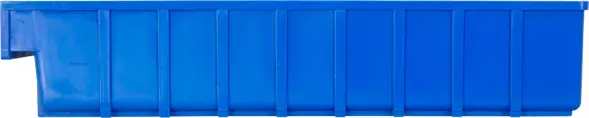 Контейнер полочный пластиковый, 500x185x100 мм, 9.25 л, синий [6004]