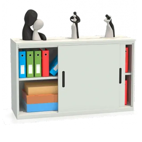 Шкаф-купе архивный ALS-8818 880x1500x450 мм Светло-серый