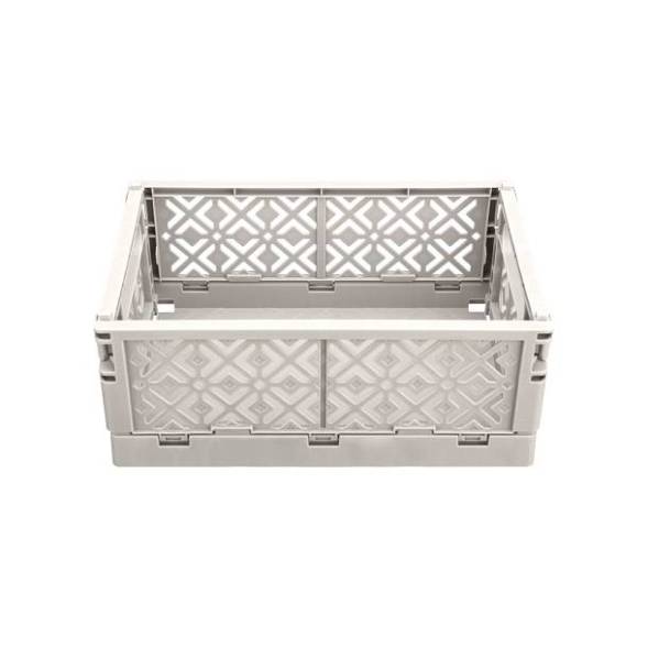 Ящик пластиковый складной ECONOVA Stocky S, 165х124х73 мм, 1.2 л, светло-бежевый [434297534]