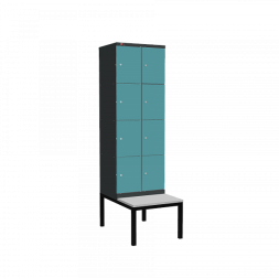 Шкаф ДиКом УНО-324 (RAL 7016+RAL 5018) [ ER-00031367 ]