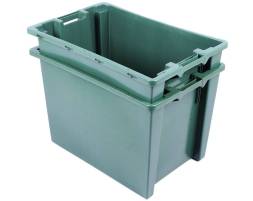 Пластиковый ящик 600х400х400 конусный сплошной