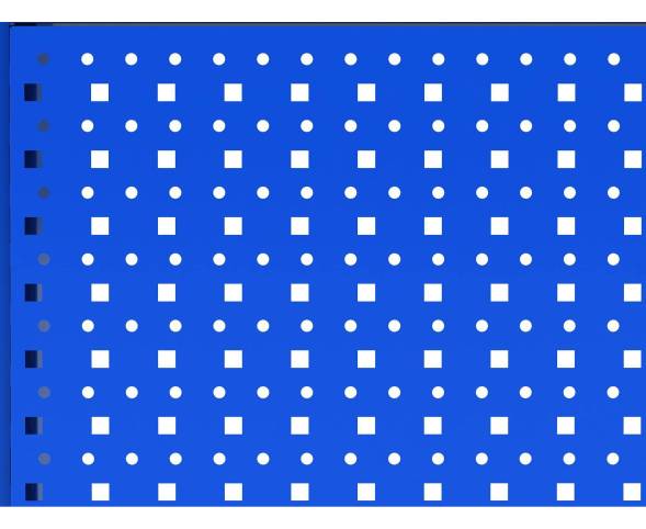 Система хранения односторонняя ДВК Iron SORTEX 1495 №1-1, синий [КГ030382]