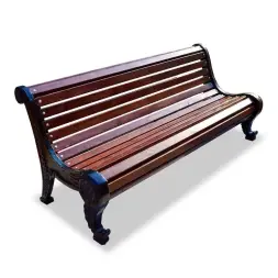 Скамейка чугунная «Родник» 3,0 м (3 опоры)