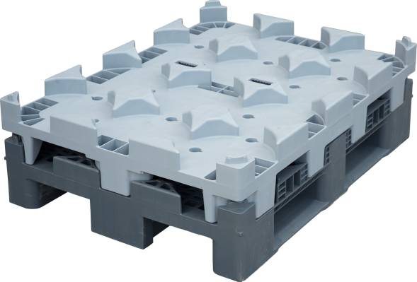 Поддон пластиковый Bottlepall для бутылей 19 литров, серый