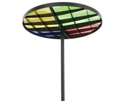 Навес «Вафер» круглый С цветным поликарбонатом, высота: 3,0 м