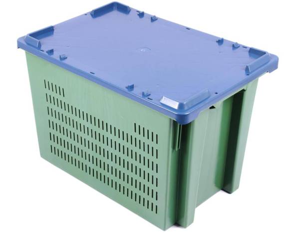 Пластиковый ящик 600х400х400 перфорированный