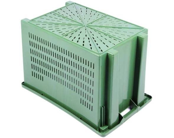 Пластиковый ящик 600х400х400 перфорированный