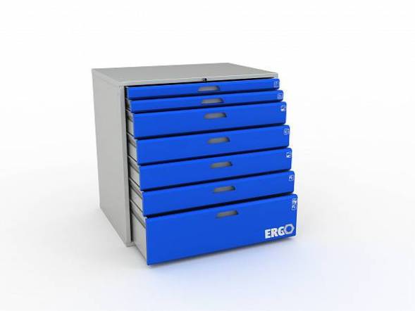 Тумба инструментальная ДВК ERGO XL 07