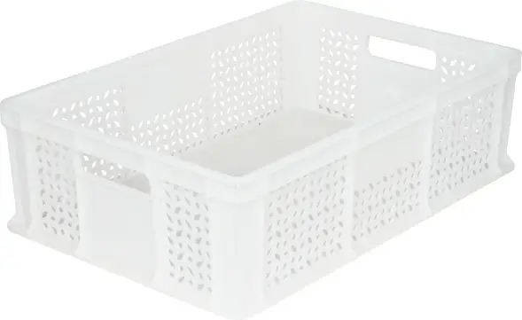 Ящик пластиковый сплошной, 600×400×180 мм, 35 л, зелёный [706.02.01]