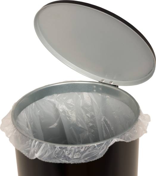 Урна мусорная с педалью, 30 литров, черный