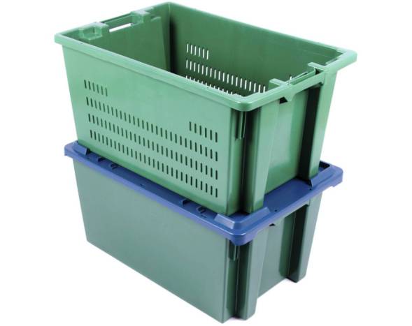 Ящик пластиковый 600х400х300 перфорированный